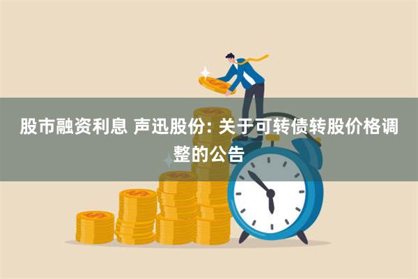 股市融资利息 声迅股份: 关于可转债转股价格调整的公告