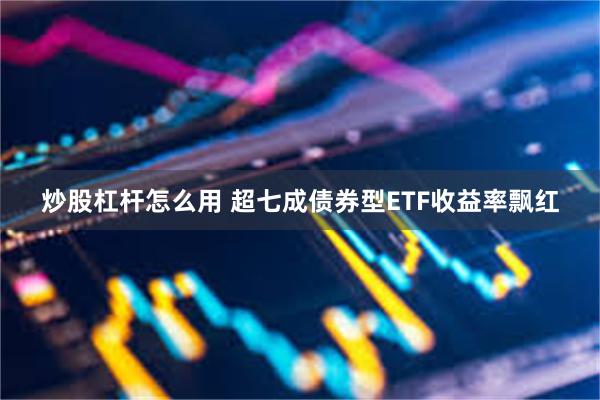 炒股杠杆怎么用 超七成债券型ETF收益率飘红