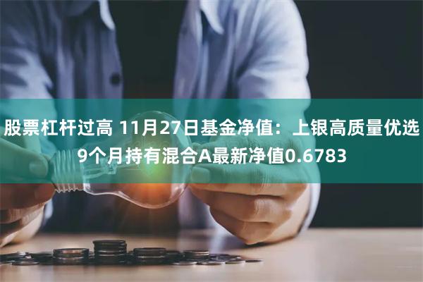 股票杠杆过高 11月27日基金净值：上银高质量优选9个月持有混合A最新净值0.6783