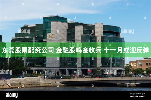 东莞股票配资公司 金融股鸣金收兵 十一月或迎反弹